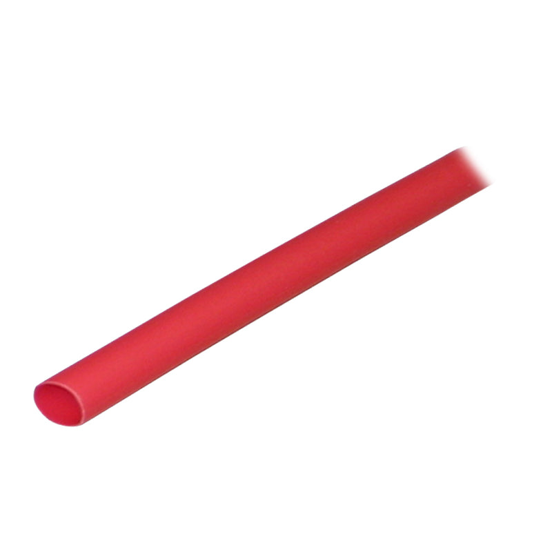 Ancor Adhesive Lined Heat Shrink Tubing (ALT) - 1-4" x 48" - 1-Pack - Red