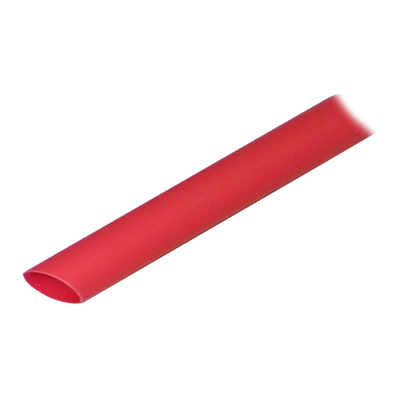 Ancor Adhesive Lined Heat Shrink Tubing (ALT) - 1-2" x 48" - 1-Pack - Red