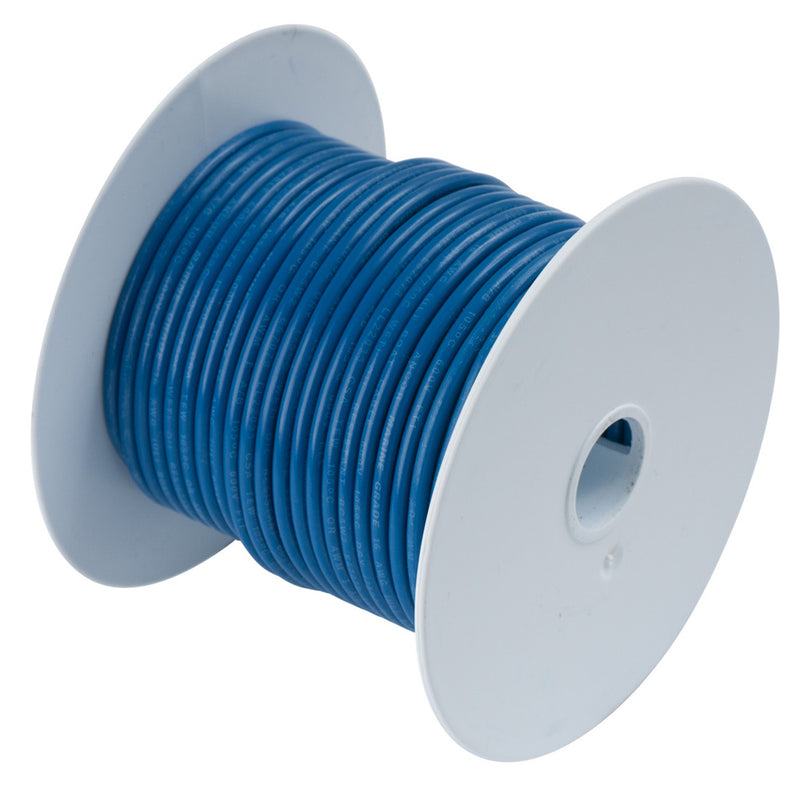 Ancor Dark Blue 18 AWG Tinned Copper Wire - 100'