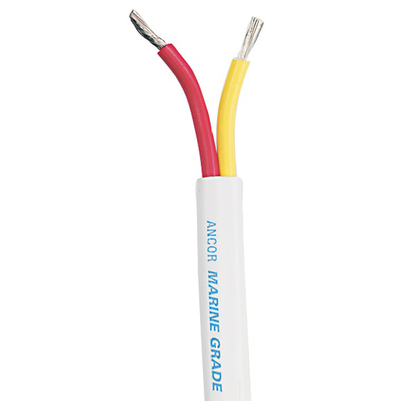 Ancor Safety Duplex Cable - 12-2 AWG - Red-Yellow - Flat - 500'