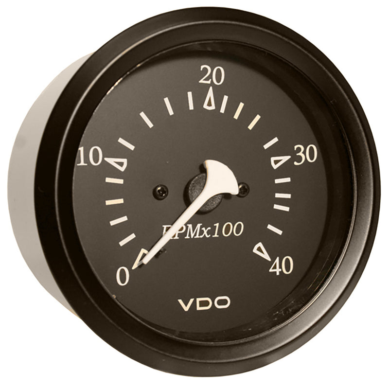 VDO Cockpit Marine 85mm (3-3-8") Diesel Tachometer - Black Dial-Bezel