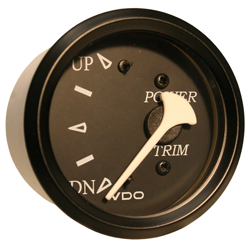 VDO Cockpit Marine Trim Gauge - f- Mercury-Volvo-Yamaha 2001+ Engines - Black Dial-Bezel