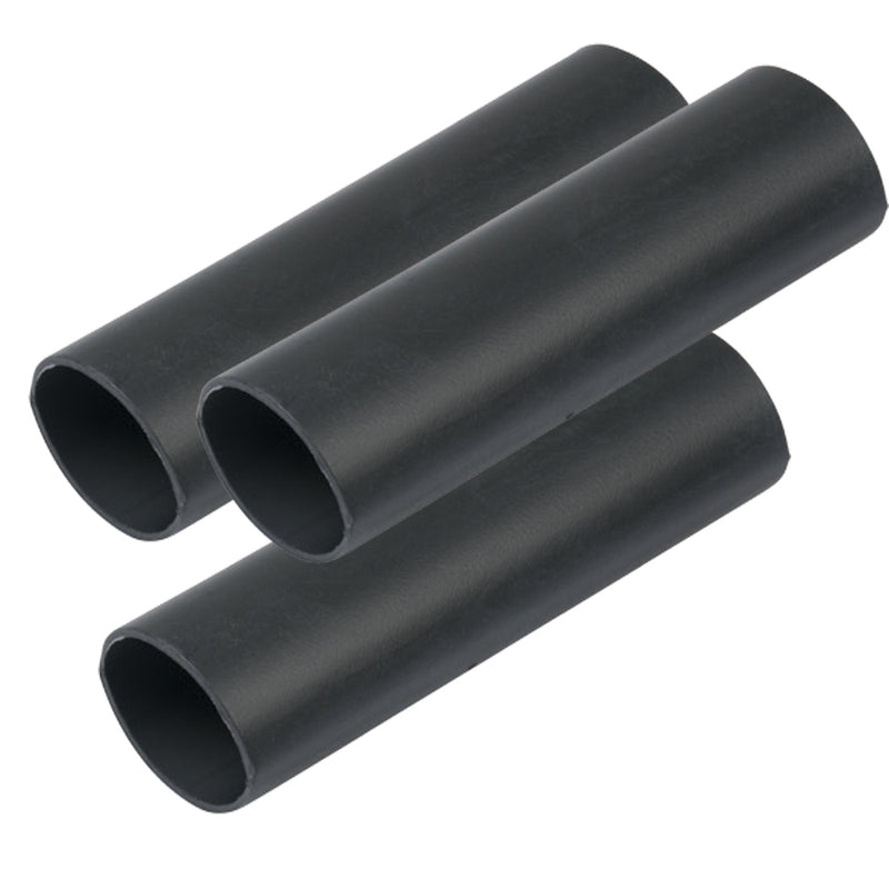 Ancor Heavy Wall Heat Shrink Tubing - 3-4" x 3" - 3-Pack - Black