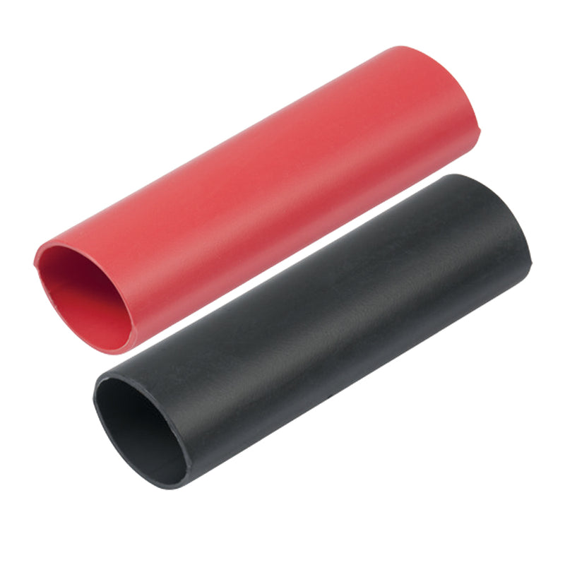 Ancor Heavy Wall Heat Shrink Tubing - 3-4" x 3" - 2-Pack - Black-Red