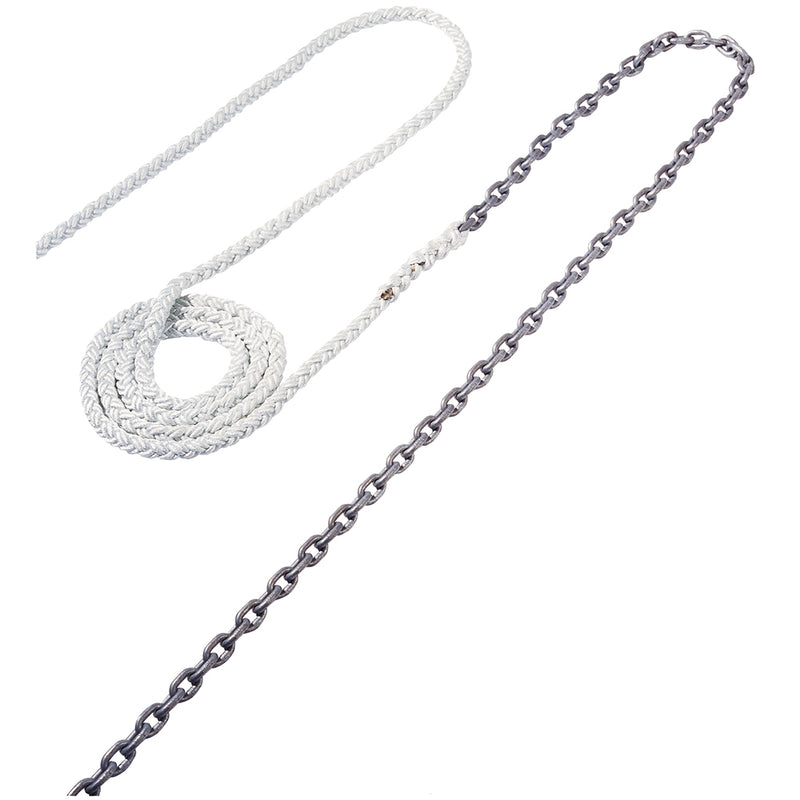 Maxwell Anchor Rode - 20'-5-16" Chain to 200'-5-8" Nylon Brait