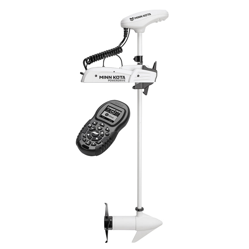 Minn Kota Riptide PowerDrive 55 Trolling Motor w-i-Pilot & Bluetooth - No Foot Pedal Included - 12V-55lb-48"