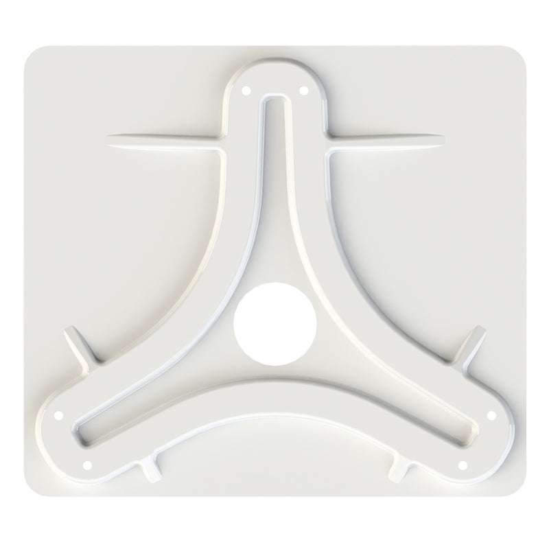 KING Jack™-Omni Antenna Mounting Plate - White