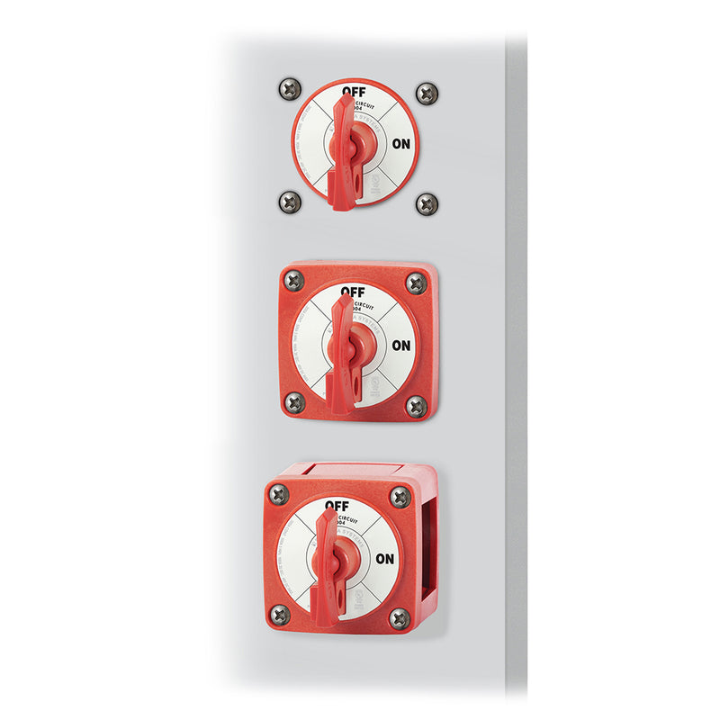 Blue Sea 6004 Single Circuit ON-OFF w-Locking Key - Red