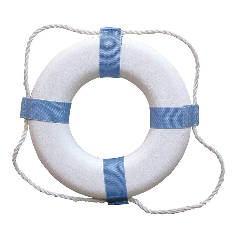 Taylor Made Decorative Ring Buoy - 20" - White-Blue - Not USCG Approved