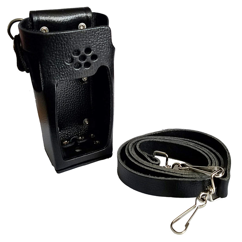 Standard Horizon Leather Case w-Belt Loop & Shoulder Strap