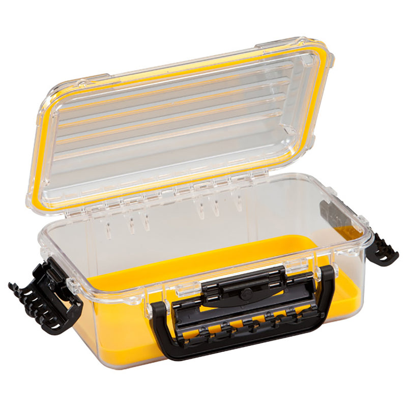 Plano Waterproof Polycarbonate Storage Box - 3600 Size - Yellow-Clear