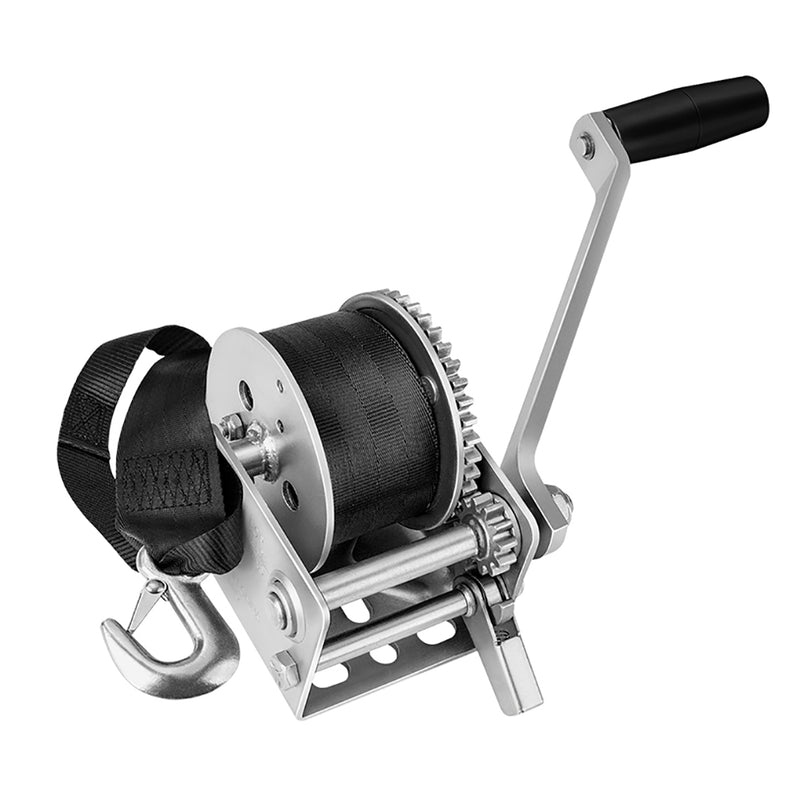 Fulton 900lb Single Speed Winch w-12' Strap f-Personal Watercraft