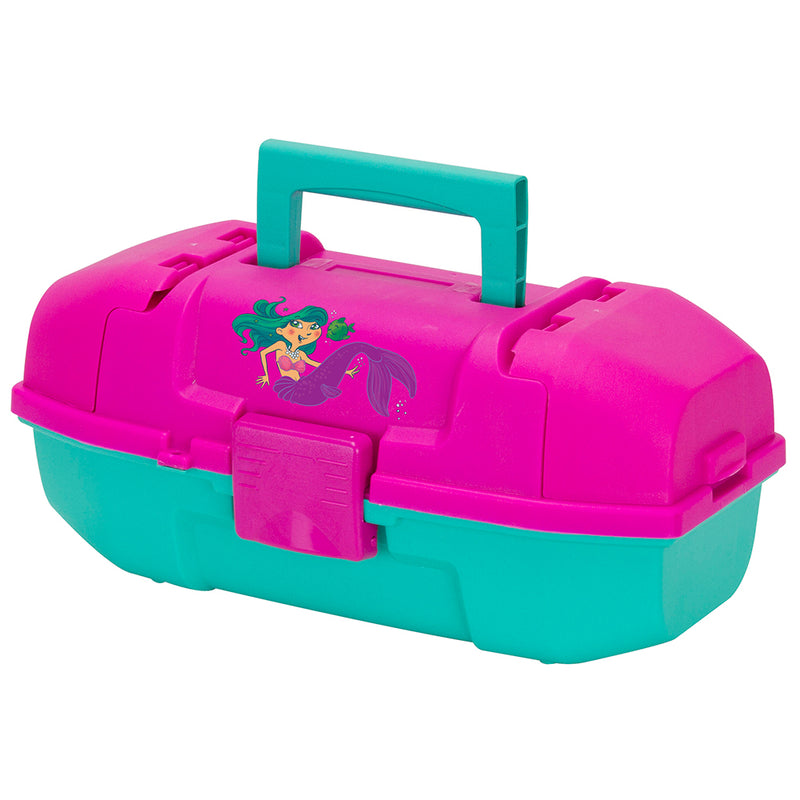 Plano Youth Mermaid Tackle Box - Pink-Turquoise