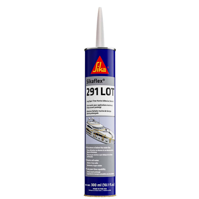 Sika Sikaflex® 291 LOT Slow Cure Adhesive & Sealant 10.3oz(300ml) Cartridge - Black