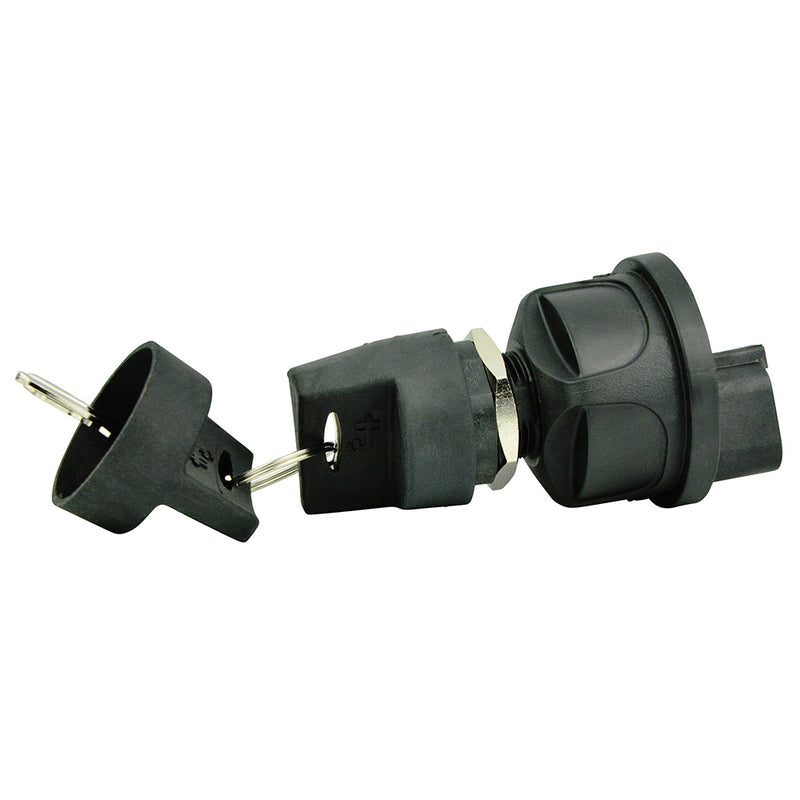 BEP 3-Position Sealed Nylon Ignition Switch - OFF-Ignition & Accessory-Ignition & Start