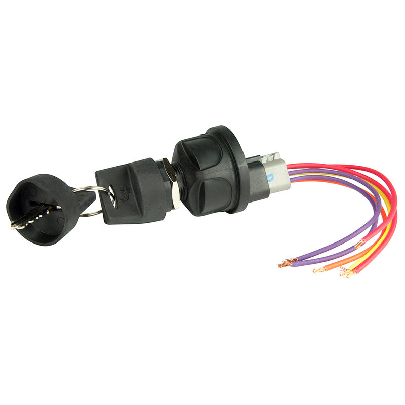 BEP 4-Position Sealed Nylon Ignition Switch - Accessory-OFF-Ignition & Accessory-Start