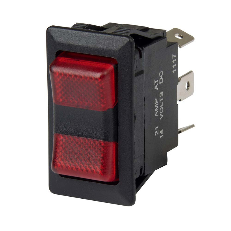 BEP SPDT Rocker Switch - 2-LEDs - 12V-24V - ON-OFF-ON