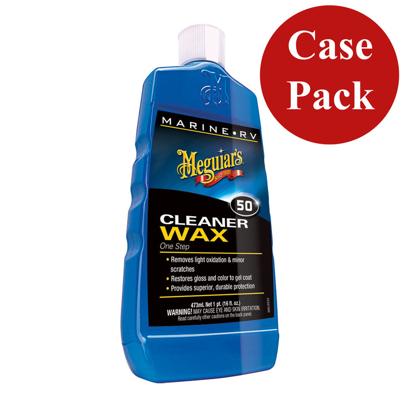 Meguiar's Boat-RV Cleaner Wax - 16 oz - *Case of 6*