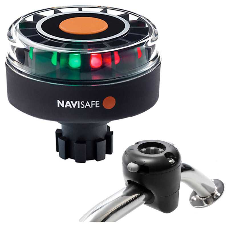 Navisafe Navilight Tricolor 2NM w-Navibolt Base & Rail Mount - Black