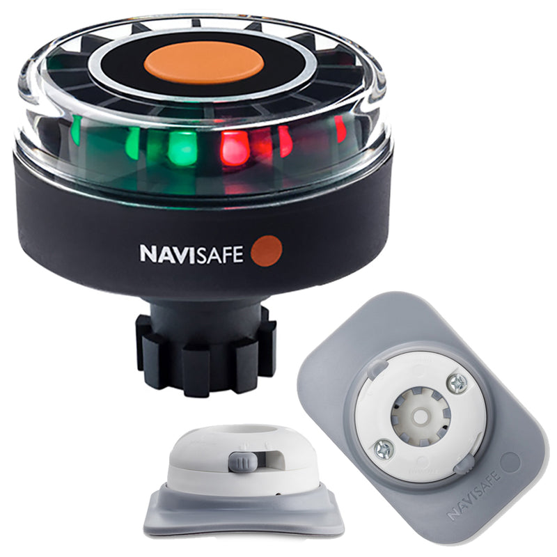 Navisafe Navilight Tricolor 2NM w-Navibolt Base & RIB Mount - White