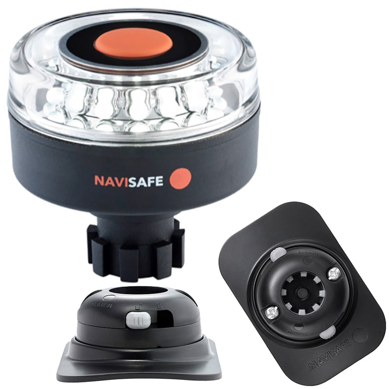 Navisafe Navilight 360° 2NM w-Navibolt Base & RIB Mount - Black