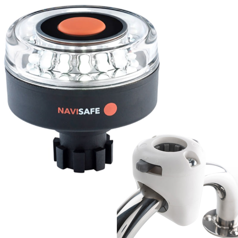 Navisafe Navilight 360° 2NM w-Navibolt Base & Rail Mount - White