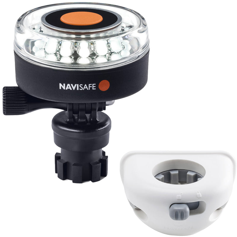 Navisafe Navilight 360° 2NM White w-Navimount Base & Vertical Mount - White