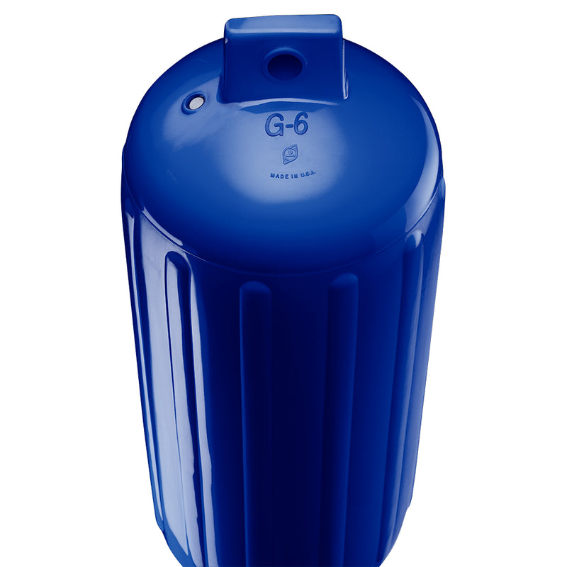 Polyform G-6 Twin Eye Fender 11" x 30" - Cobalt Blue w-Adapter