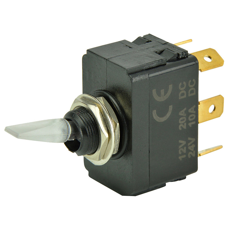 BEP SPDT Lighted Toggle Switch - ON-OFF-ON