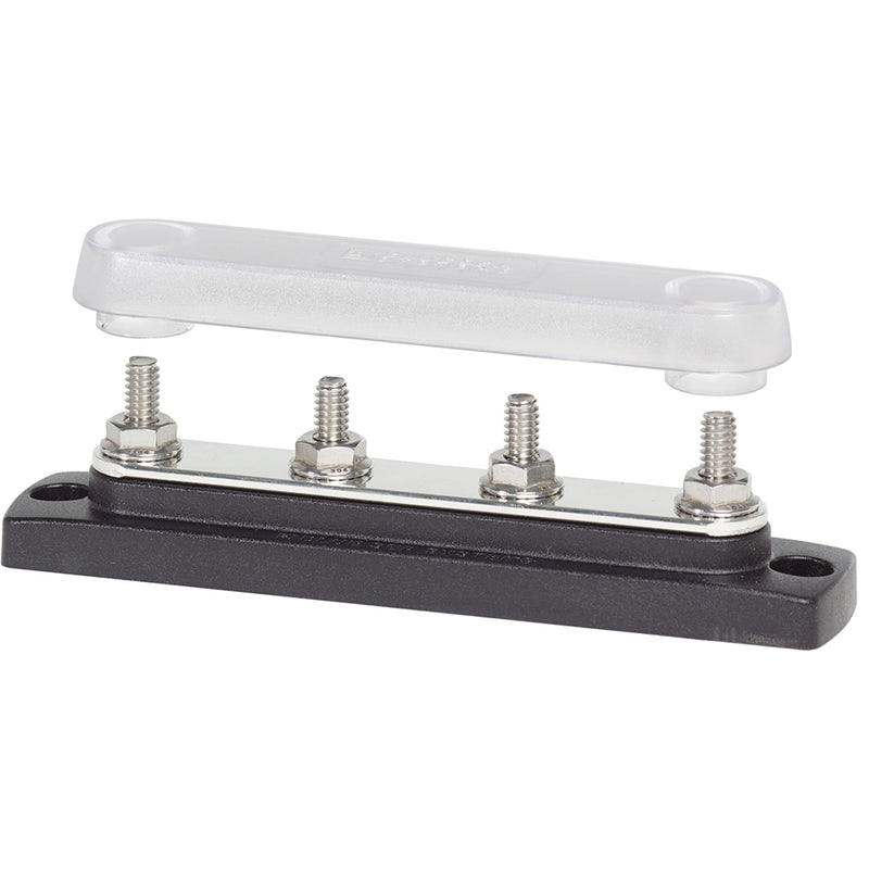 Blue Sea 2307 Common 150A BusBar - (4) 1-4"-20 Studs w-Cover