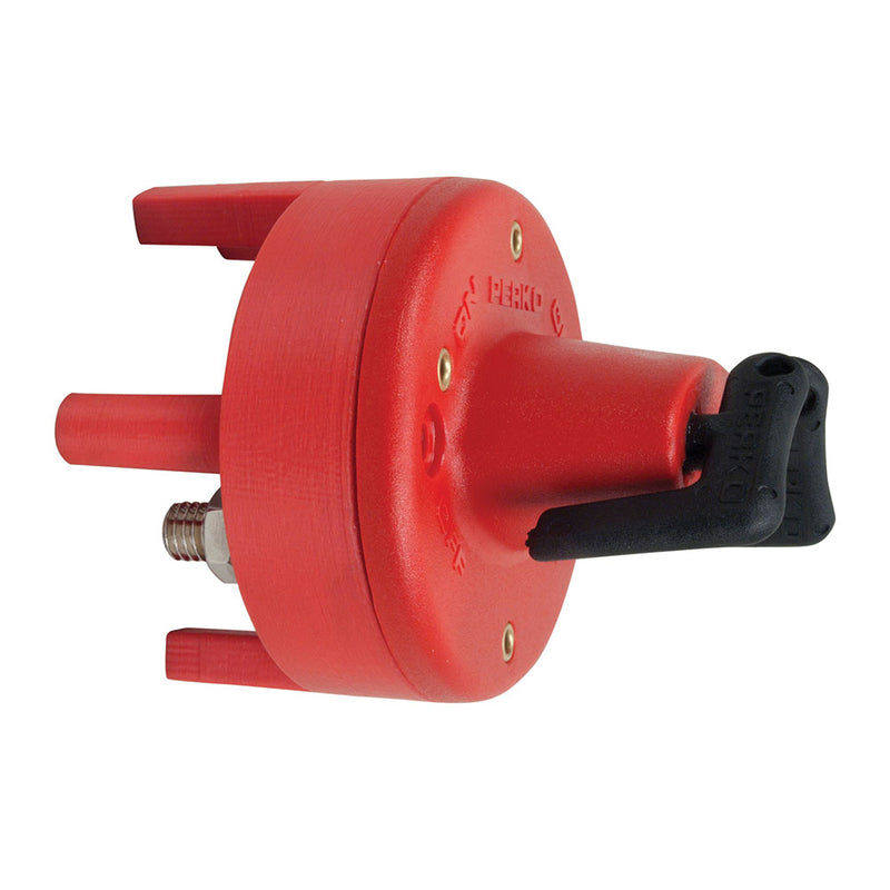 Perko Dual Battery Switch w-Mounting Ring & Legs - Bulkhead Mount