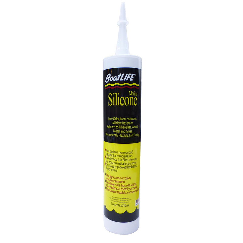 BoatLIFE Silicone Rubber Sealant Cartridge - Clear