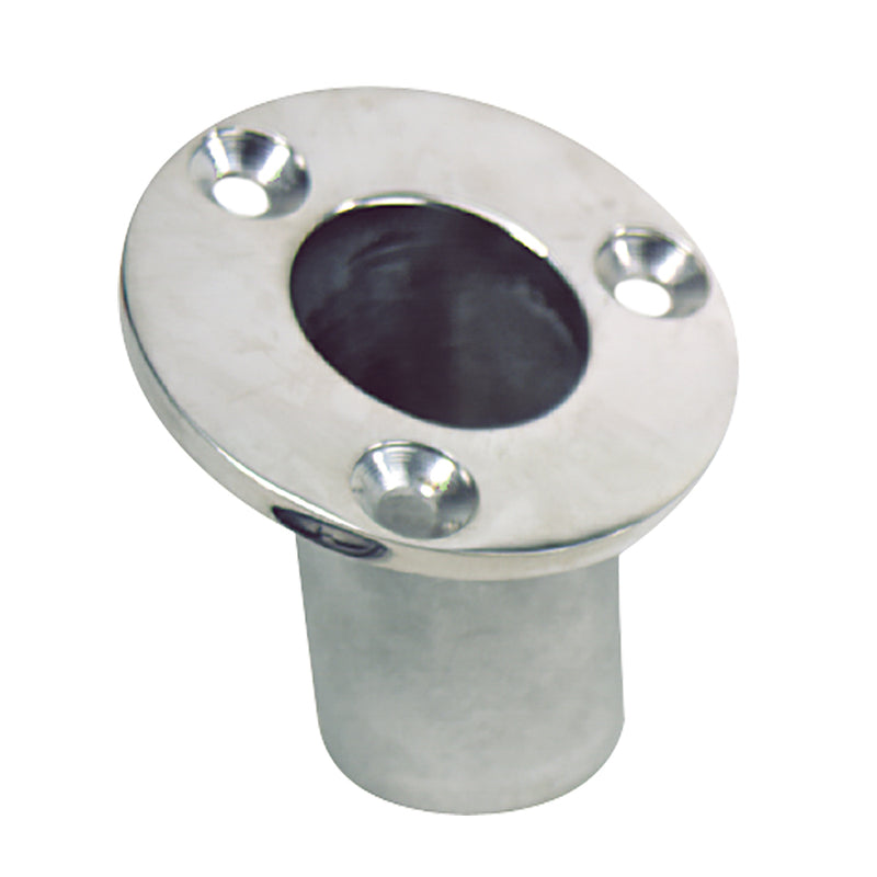 Whitecap Flush Mount Flag Pole Socket - Stainless Steel - 1-1-4" ID