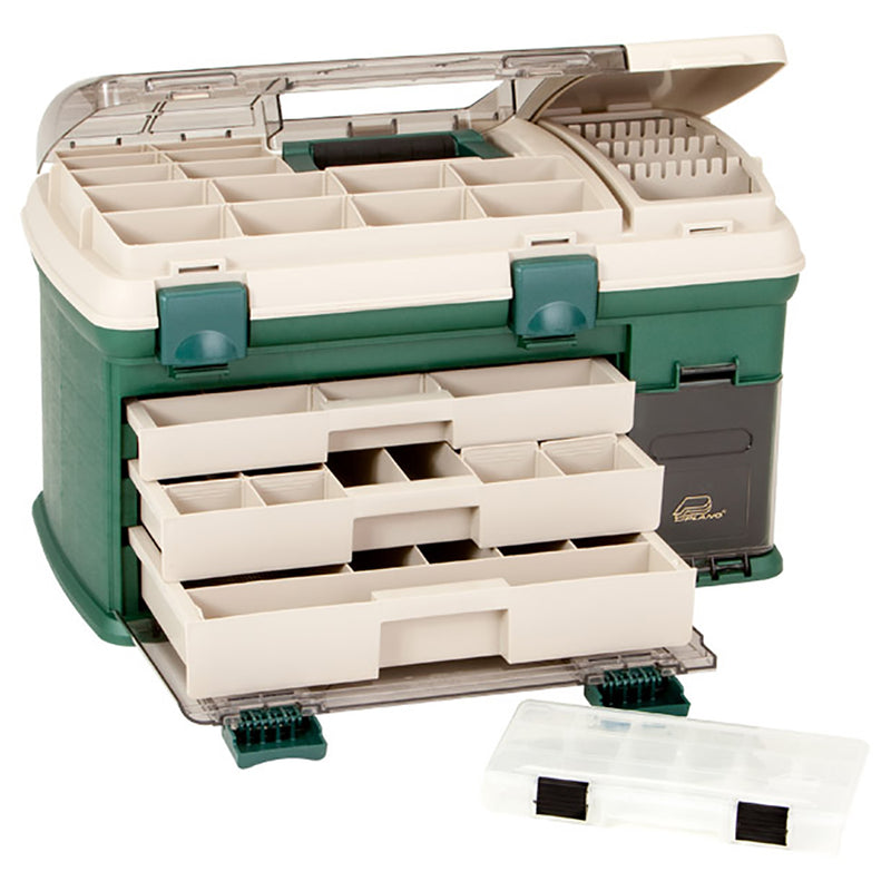 Plano 3-Drawer Tackle Box XL - Green-Beige