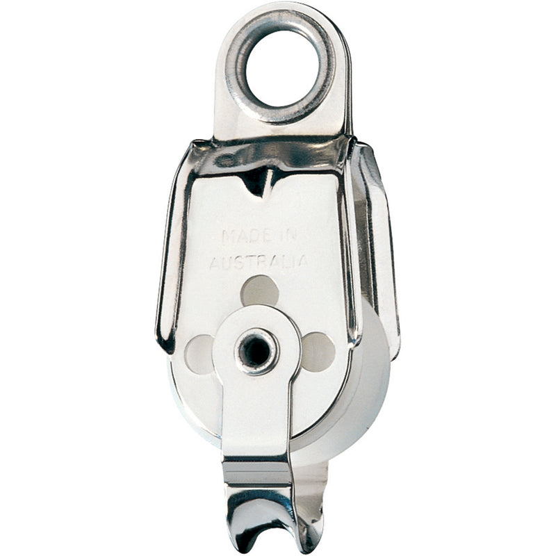 Ronstan Series 30 Utility Block - Single, Becket, Ferrule Eye Head