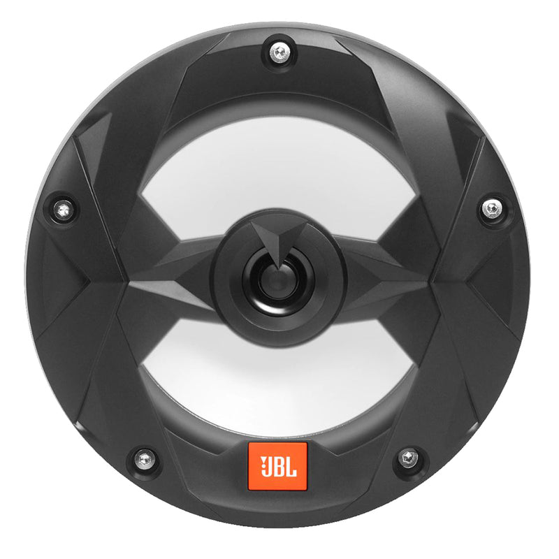 JBL MS8LB 8" 450W Coaxial Marine Speaker RGB Illuminated Black Grill - Pair - Club Series