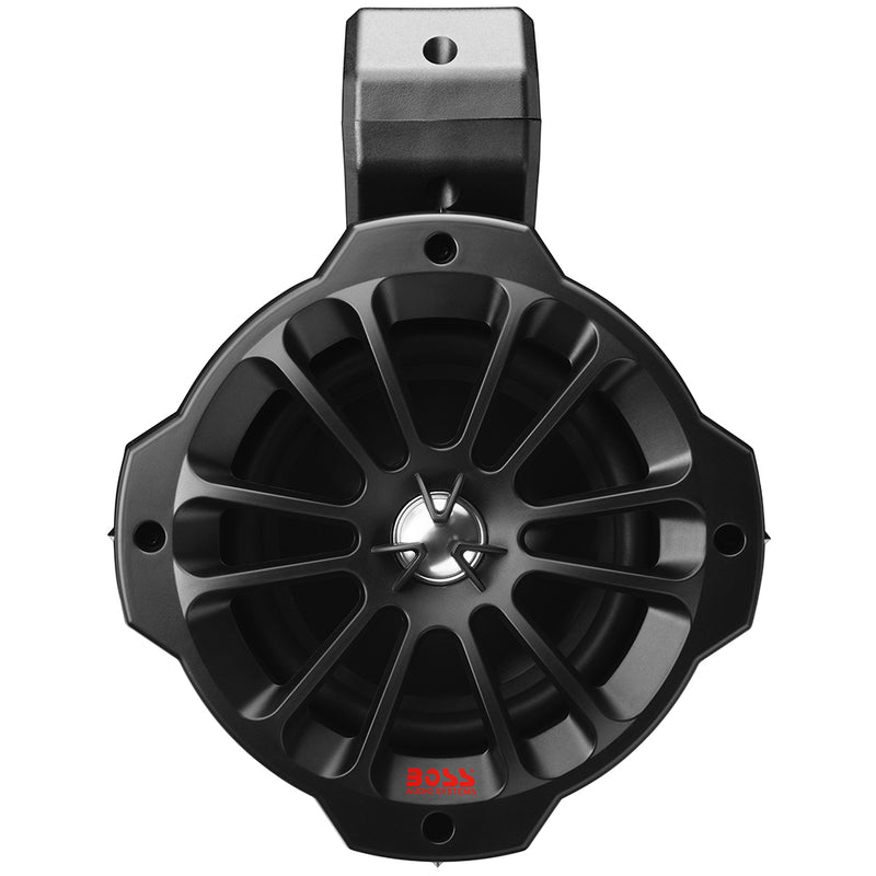 Boss Audio 6.5" B62ABT Amplified Waketower Speakers - Matte Black - 750W