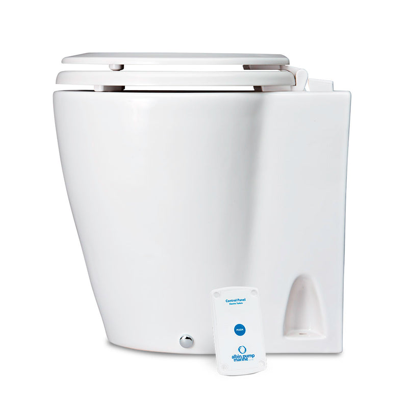 Albin Pump Marine Design Marine Toilet Standard Electric - 24V