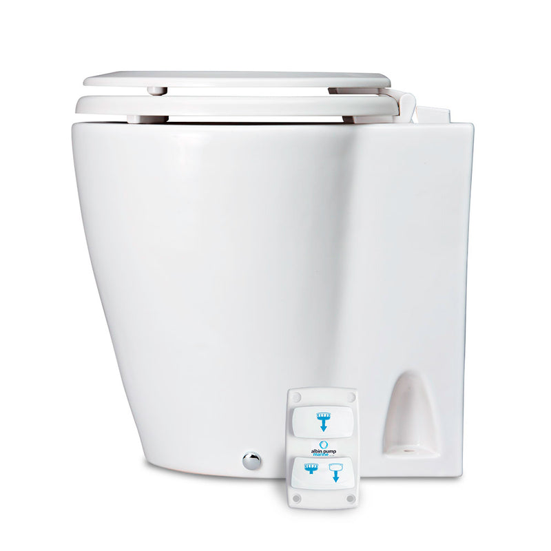 Albin Pump Marine Design Marine Toilet Silent Electric - 12V