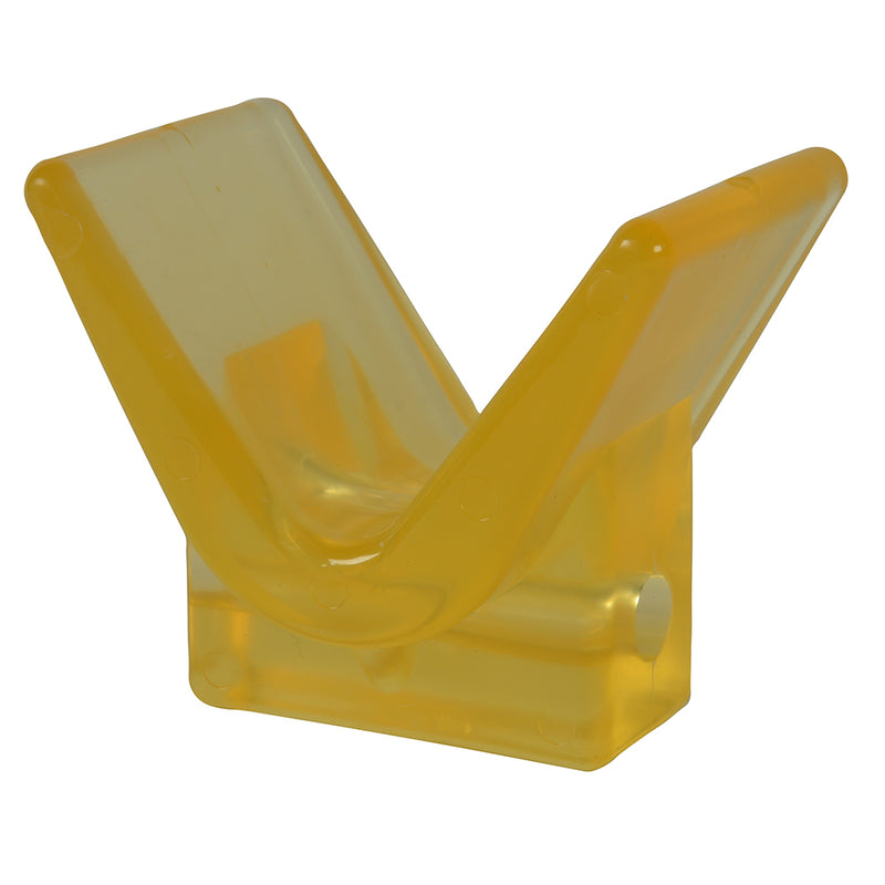 C.E. Smith Y-Stop 3" x 3" - 1-2" ID Yellow PVC