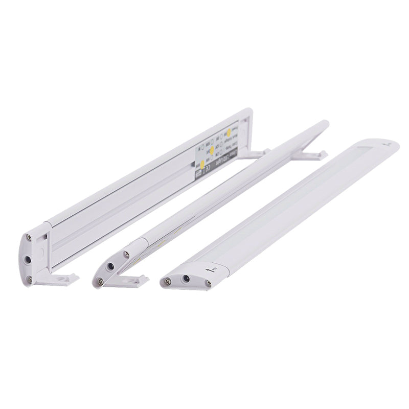 Lunasea Adjustable Linear LED Light w-Built-In Dimmer - 12" Length, 12VDC, Warm White w- Switch