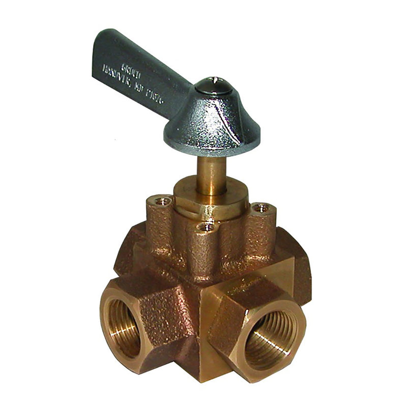 GROCO 1-2" 4-Port Tank Selector Valve