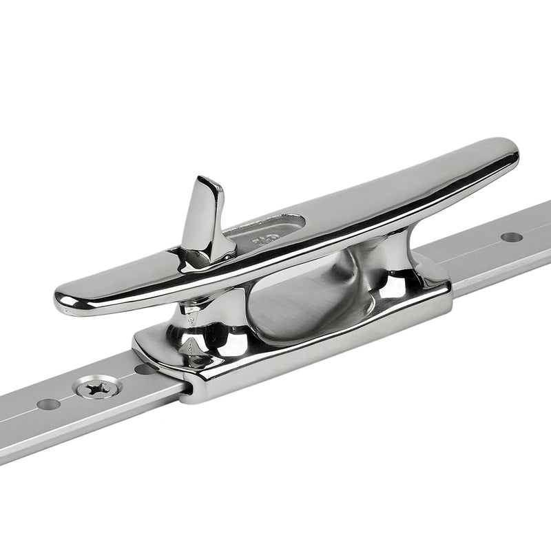 Schaefer Mid-Rail Chock-Cleat Stainless Steel - 1"