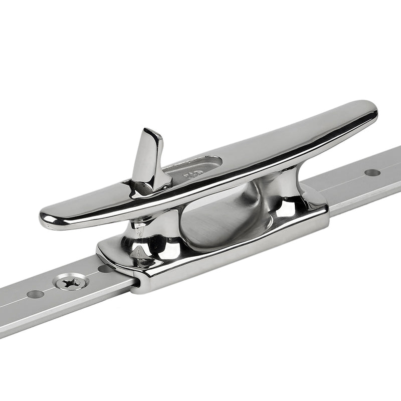 Schaefer Mid-Rail Chock-Cleat Stainless Steel - 1-1-4"