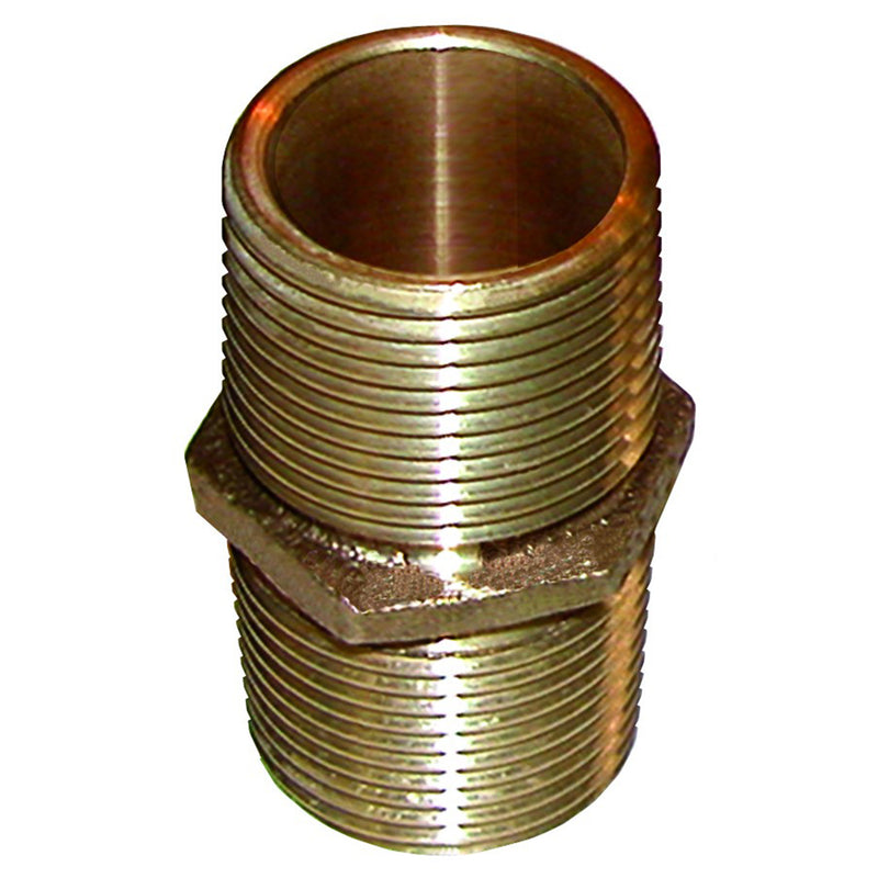 GROCO Bronze Pipe Nipple - 3-4" NPT