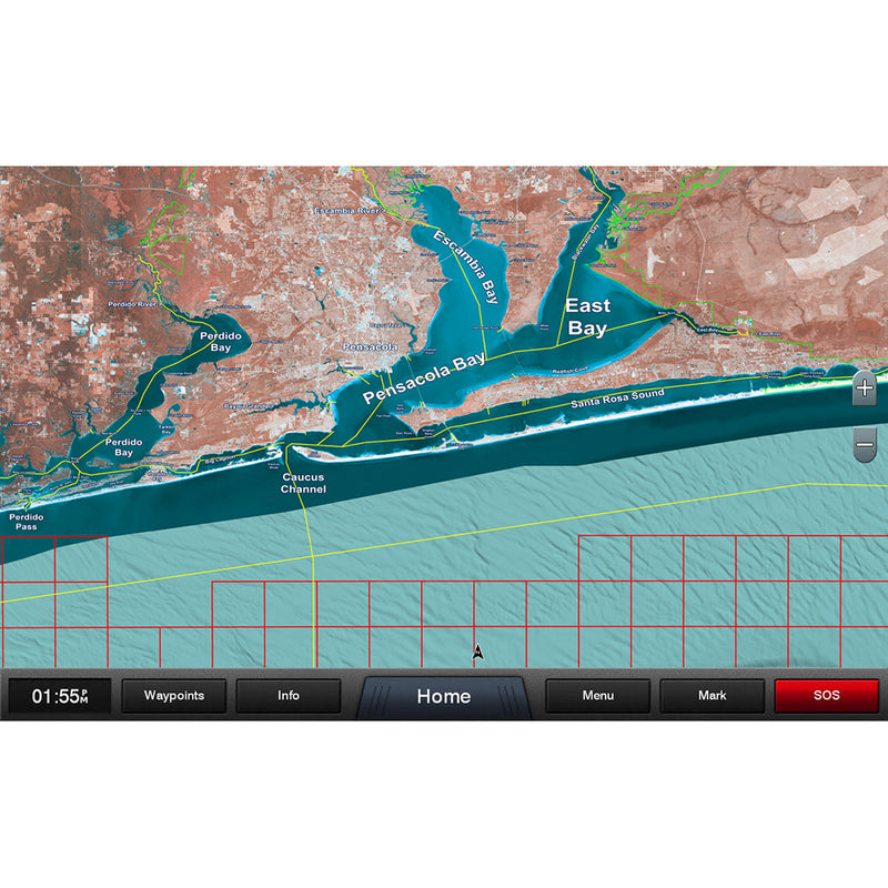 Garmin Standard Mapping® - Emerald Coast Premium microSD™-SD™ Card