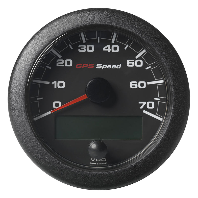 Veratron 3-3-8" (85mm) OceanLink® GPS Speedometer - Black Dial & Bezel (0-70 K-MPH-KMH)