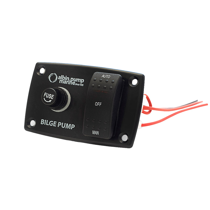 Albin Pump 3-Way Bilge Panel - 12-24V