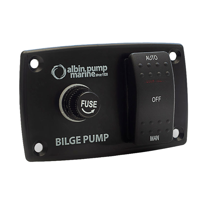 Albin Pump 3-Way Bilge Panel - 12-24V