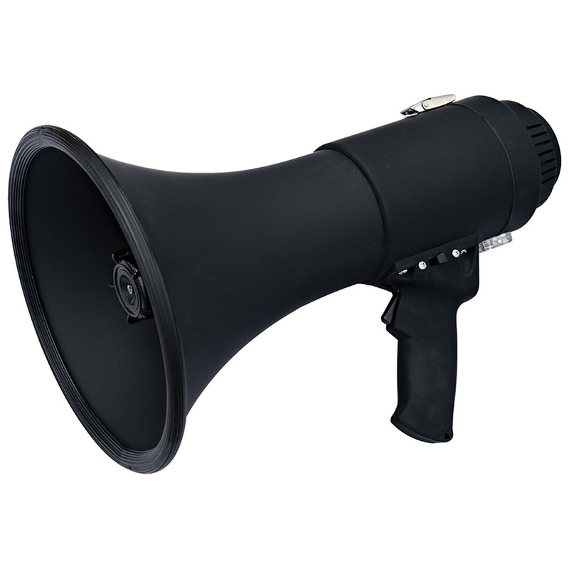 Speco All-Black Deluxe Megaphone w-Siren - 15W